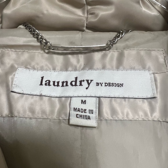 Laundry by Design Satin Puffer Jacket. - Picture 3 of 3